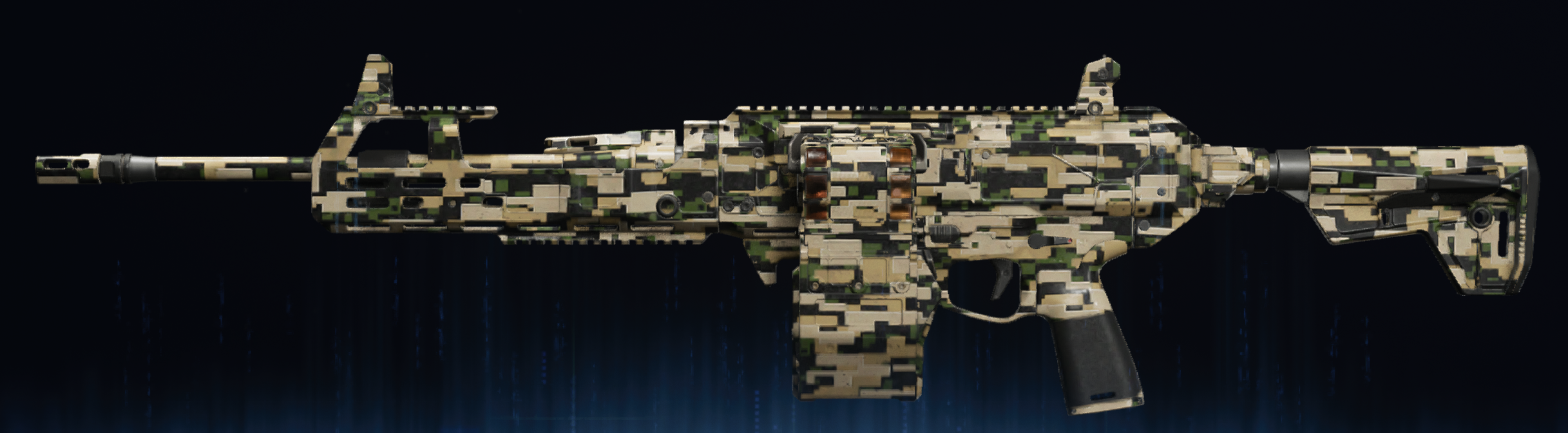 Rendu du camouflage Forêt numérique sur MK.78